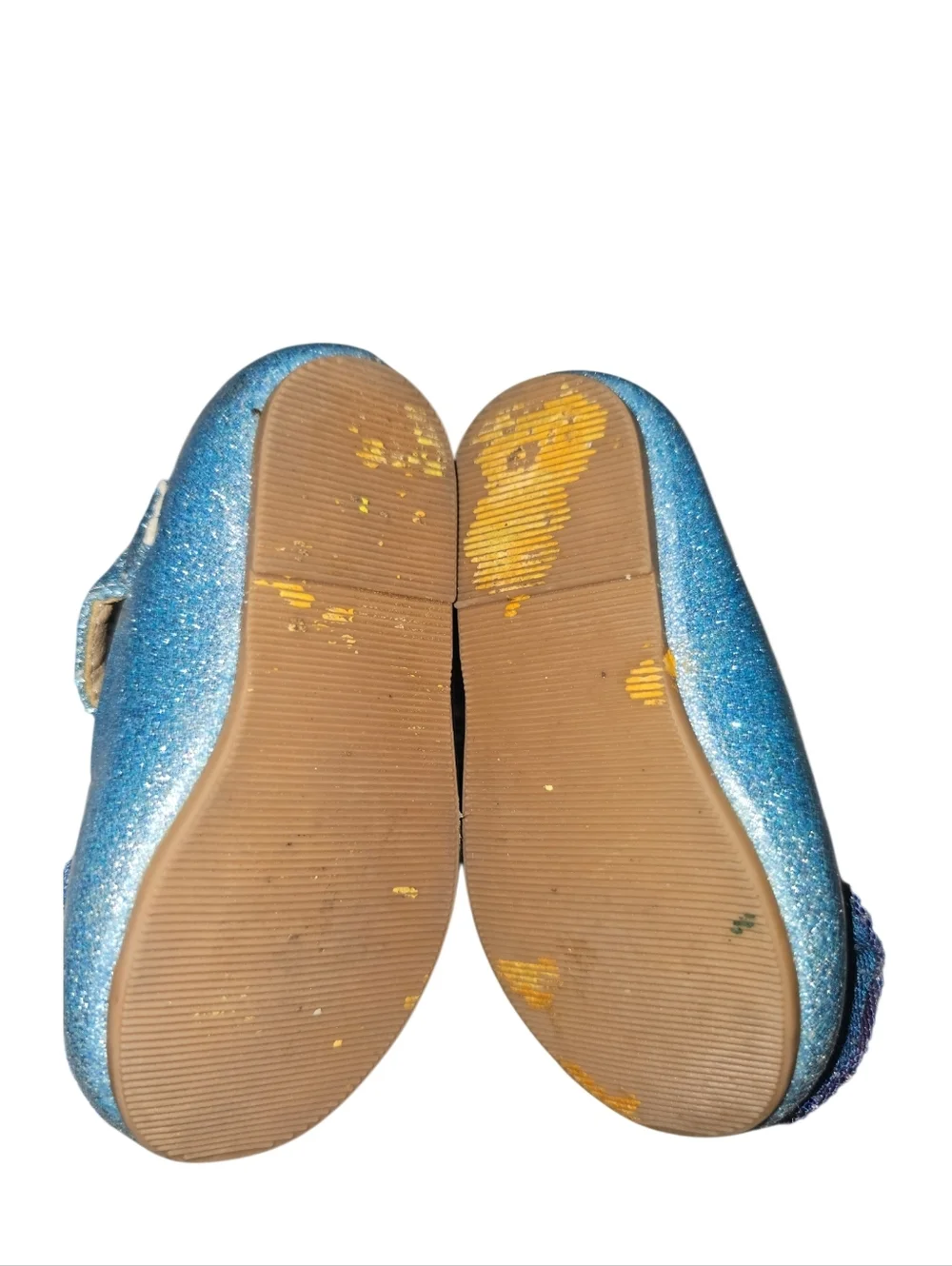 Thee Bron Girls' Sparkle Blue Snowflake Mary Jane Shoes